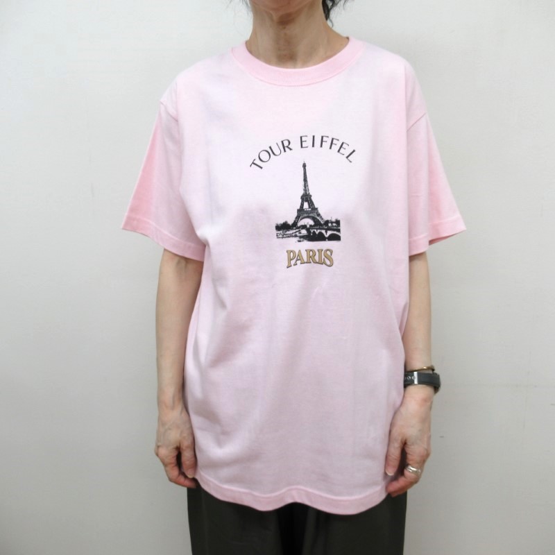 ANGE IN DISGUISE プリントTシャツ　"TOUR EIFFEL"  /PK